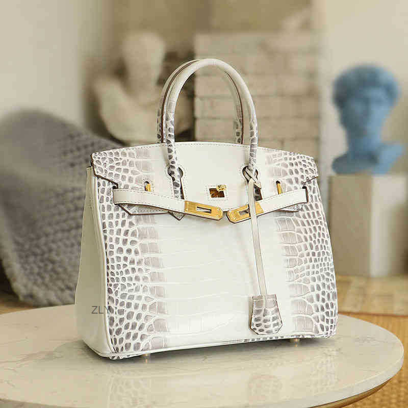 women totes shoulder herme birkins Manual top layer cowhide embossed crocodile Single Shoulder Handbag Himalayan platinum 30 large leather, Hlc2038 turtledove grey 30cm
women totes shoulder herme birkins Manual top layer cowhide embossed crocodile Single Shoulder Handbag Himalayan platinum 30 large leather, Hlc2038 turtledove grey 30cm