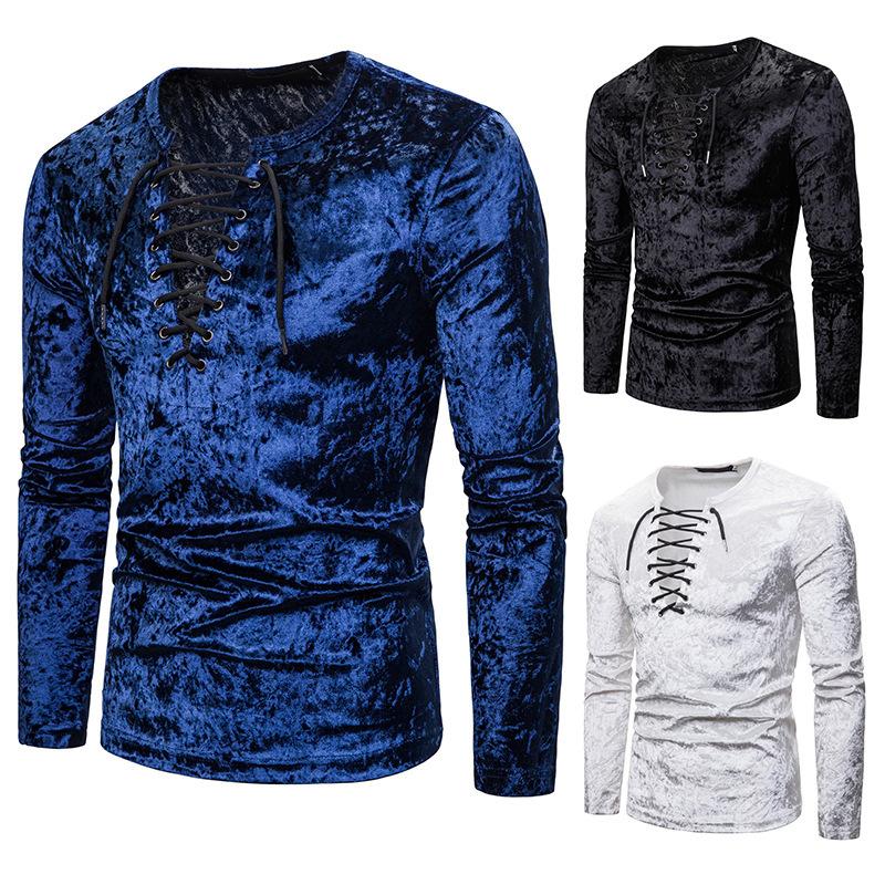 Men' T-Shirts Royal Blue Velvet Velour T Shirt Men 2022 Fashion Lace-up Mens Hip Hop Casual Tshirt Homme, White
Men' T-Shirts Royal Blue Velvet Velour T Shirt Men 2022 Fashion Lace-up Mens Hip Hop Casual Tshirt Homme, White