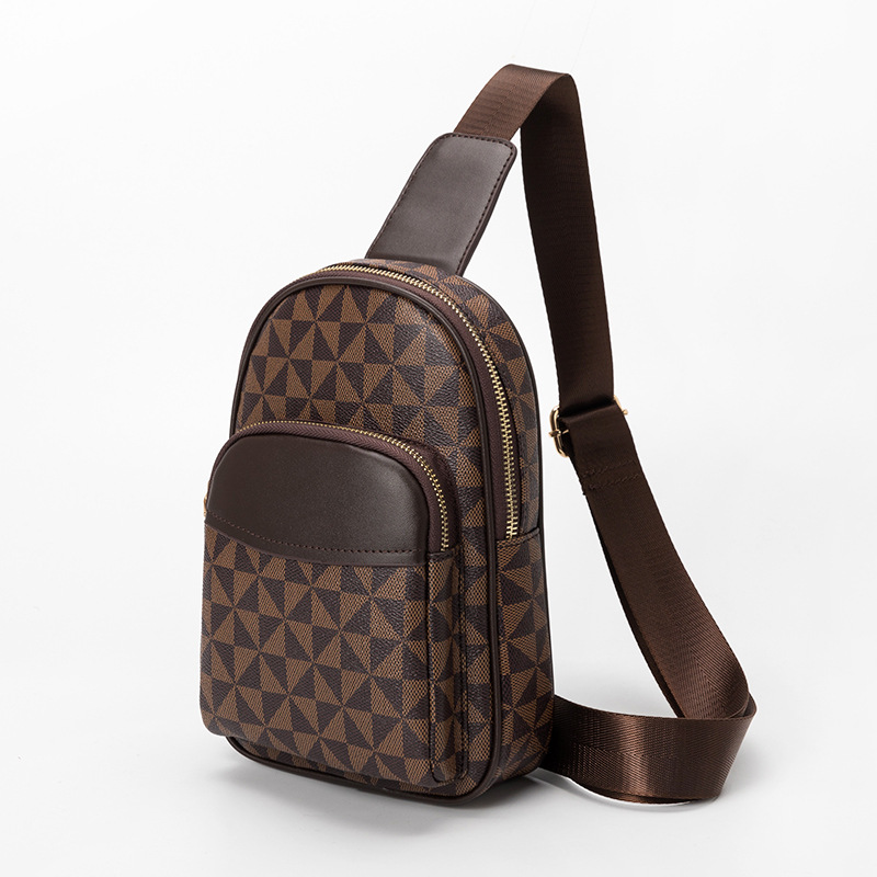 Factory direc men leathers shoulder bags retro printed chest bag simple atmosphere contrast outdoor leisure leather backpack street trend plaid handbag, Brown2-1408
Factory direc men leathers shoulder bags retro printed chest bag simple atmosphere contrast outdoor leisure leather backpack street trend plaid handbag, Brown2-1408