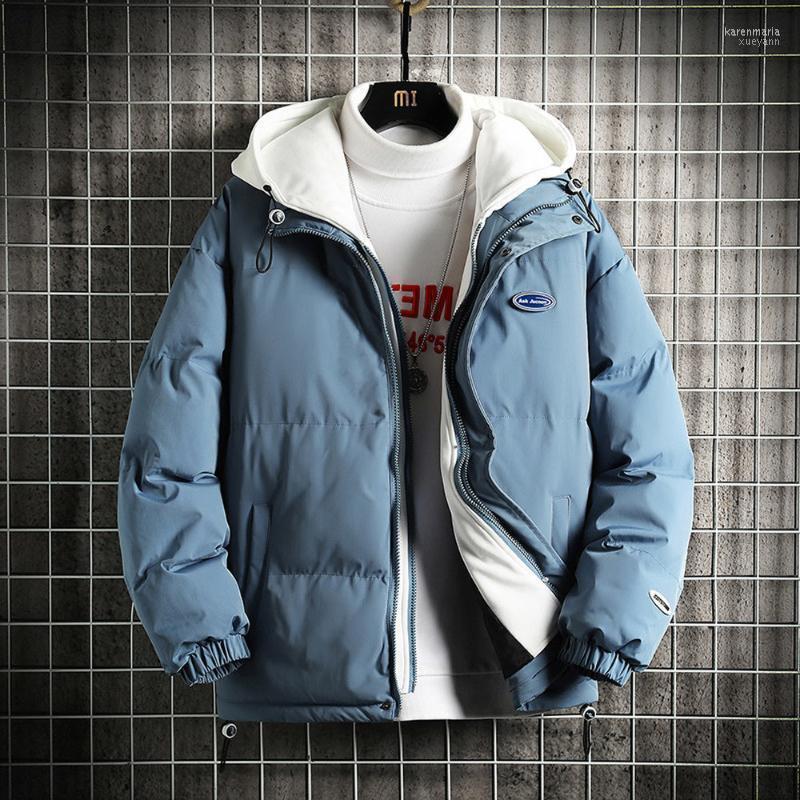 Men's Down & Parkas Korean Fashion Jacket Men Winter Puffer Thick Warm Coat With Hooded Cotton Padded Outwear Clothing Kare22, Blue
Men's Down & Parkas Korean Fashion Jacket Men Winter Puffer Thick Warm Coat With Hooded Cotton Padded Outwear Clothing Kare22, Blue