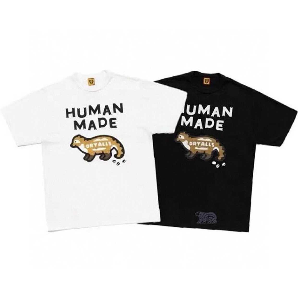 Men' T-Shirts Correct version Nigo human made Japanese little squirrel loose casual male female couple Bamboo Cotton Short Sleeve Tee, White
Men' T-Shirts Correct version Nigo human made Japanese little squirrel loose casual male female couple Bamboo Cotton Short Sleeve Tee, White