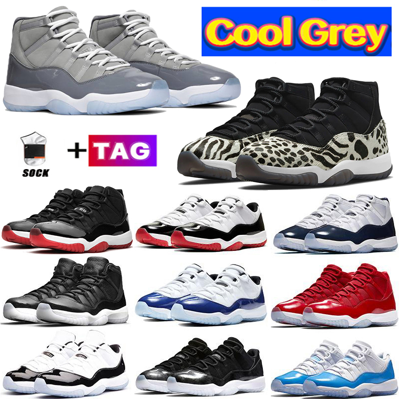 High quality Jumpman 11 11s mens basketball shoes cool grey animal legend blue citrus closing cap and gown platinum tint Designer men women6JU4, 14
High quality Jumpman 11 11s mens basketball shoes cool grey animal legend blue citrus closing cap and gown platinum tint Designer men women6JU4, 14