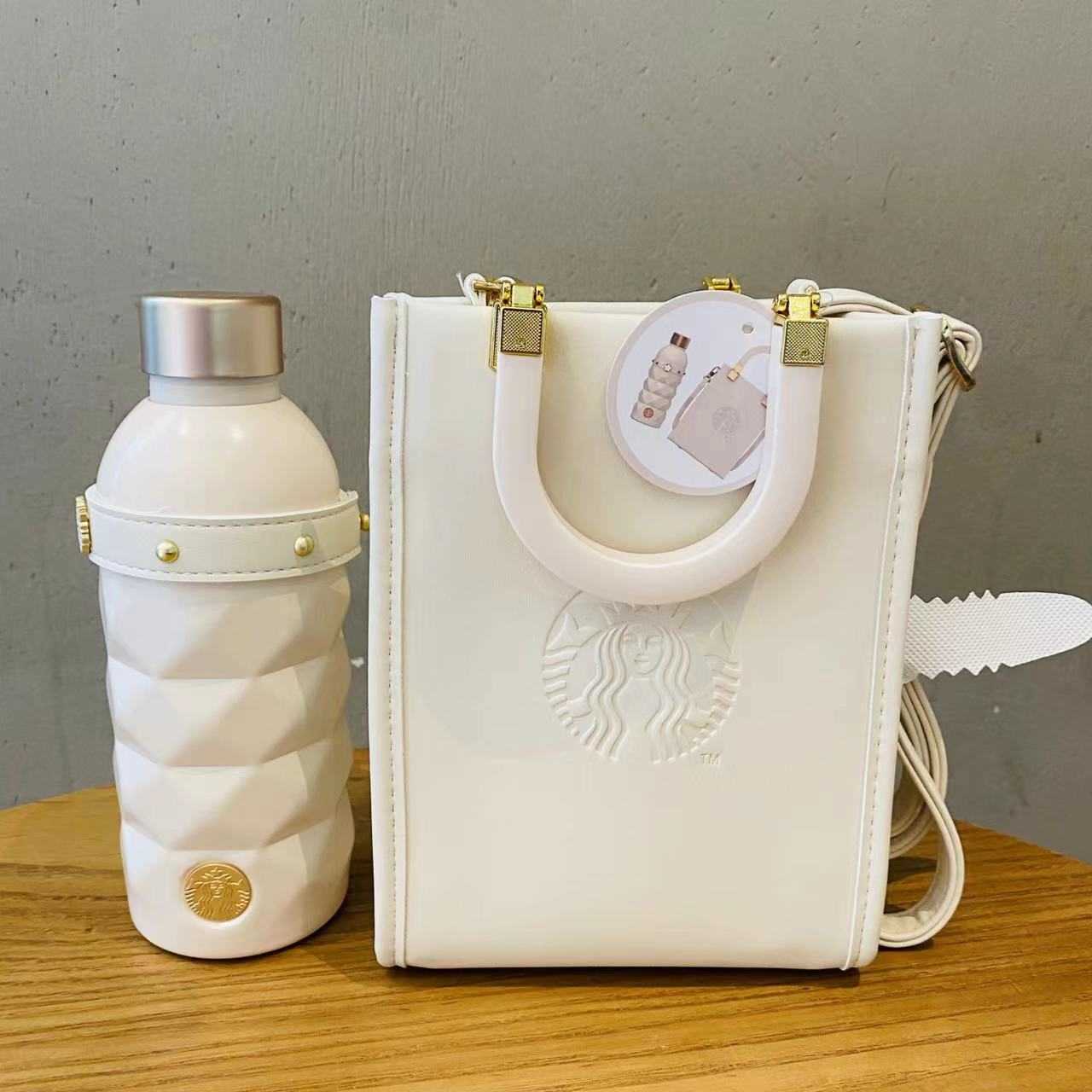 Starbucks cup 2022 Cherry Blossom series 400ml milk white cut stainless steel cup set with bag water cup, Yellow
Starbucks cup 2022 Cherry Blossom series 400ml milk white cut stainless steel cup set with bag water cup, Yellow