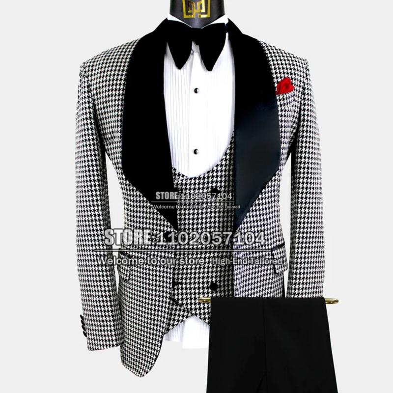 Men's Suits & Blazers Tailor-Made Pliad Men Formal Wedding Tuxedo Black Lapel Coat Vest Pants 3 Pieces Terno Masculino Costume Homme Mariage, Multi
Men's Suits & Blazers Tailor-Made Pliad Men Formal Wedding Tuxedo Black Lapel Coat Vest Pants 3 Pieces Terno Masculino Costume Homme Mariage, Multi