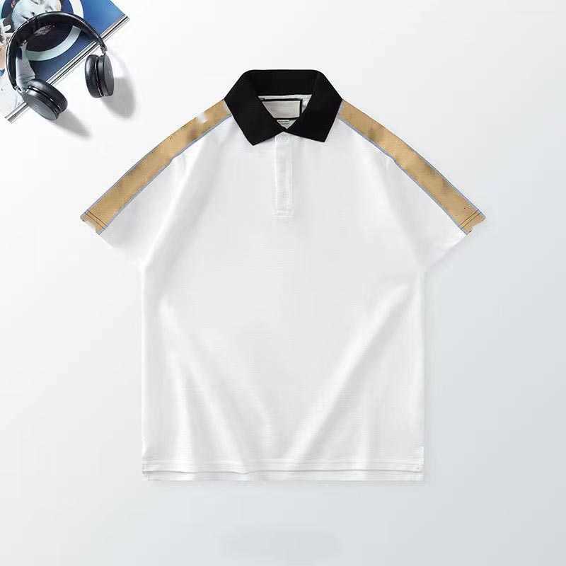 High quality summer new men's t-shirt reflective stitching webbing polo shirt men and women couple models lapel tide brand short sleeves
High quality summer new men's t-shirt reflective stitching webbing polo shirt men and women couple models lapel tide brand short sleeves