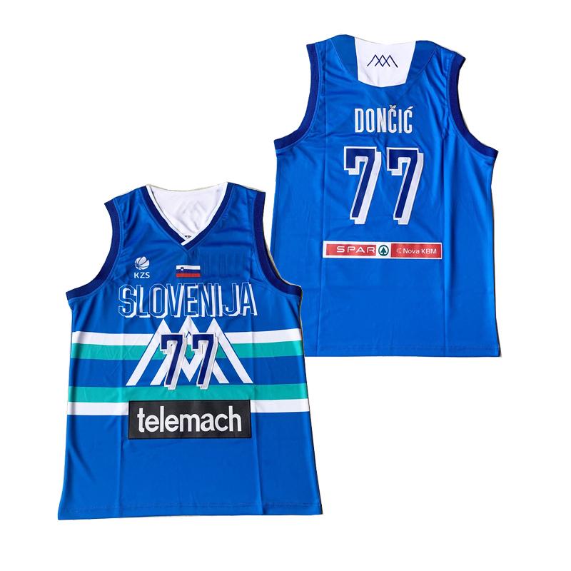 Men' Tracksuits BG Basketball SLOVENIJA 77 Doncic Jersey Embroidery Sewing Outdoor Sportswear Hip-hop Blue 2022, Picture
Men' Tracksuits BG Basketball SLOVENIJA 77 Doncic Jersey Embroidery Sewing Outdoor Sportswear Hip-hop Blue 2022, Picture