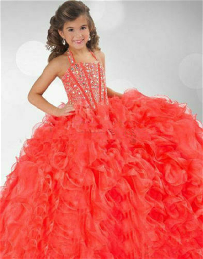 Wholesale Kids Party Princess Prom Dresses Organza Long Halter Beads Ball Gown Pageant Dress Flower Girls Dress Birthday gowns free Hoops Petticoat, Orange
Wholesale Kids Party Princess Prom Dresses Organza Long Halter Beads Ball Gown Pageant Dress Flower Girls Dress Birthday gowns free Hoops Petticoat, Orange