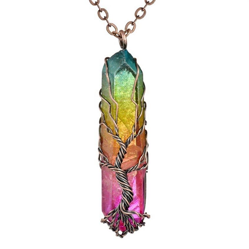 Hexagonal Column Quartz Necklaces Pendants Vintage Natural Stone White Crystal Necklace Drop In Stock 230F
Hexagonal Column Quartz Necklaces Pendants Vintage Natural Stone White Crystal Necklace Drop In Stock 230F