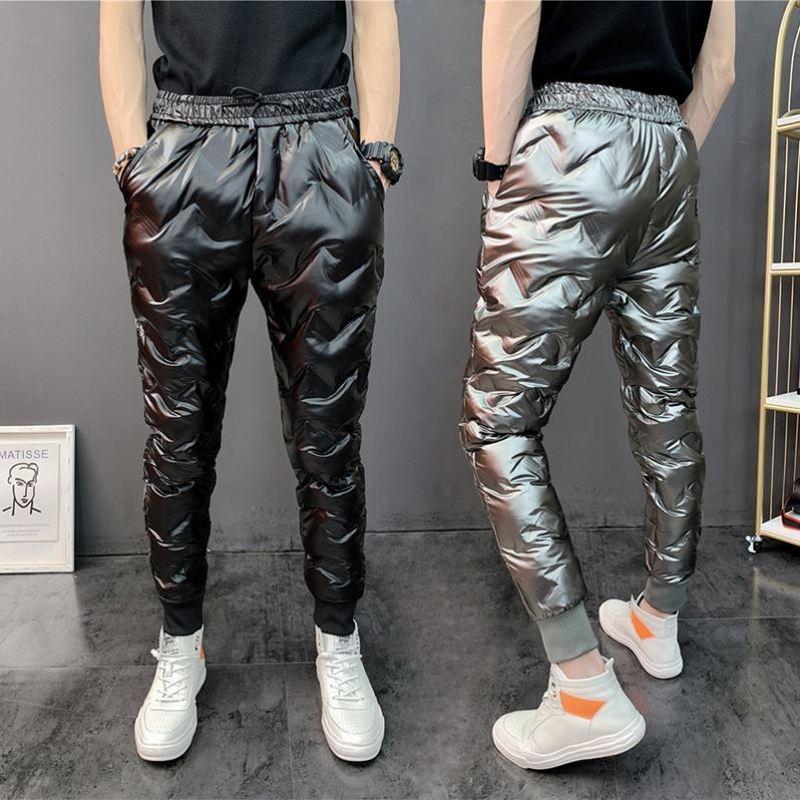 Men's Pants Men Winter Down Cotton Pant Skinny Women Casual Trousers Slim Bright Leather Outdoor Windproof Waterproof Thick Warm PantsMen's, Black
Men's Pants Men Winter Down Cotton Pant Skinny Women Casual Trousers Slim Bright Leather Outdoor Windproof Waterproof Thick Warm PantsMen's, Black