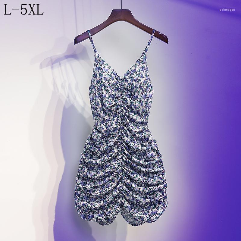 Plus Size Dresses Summer Floral Chiffon Dress 3XL 4XL 5XL Women Sexy Mini Ladies Woman Spaghetti Strap Sling Korean 2022 Echm22, Blue dress
Plus Size Dresses Summer Floral Chiffon Dress 3XL 4XL 5XL Women Sexy Mini Ladies Woman Spaghetti Strap Sling Korean 2022 Echm22, Blue dress