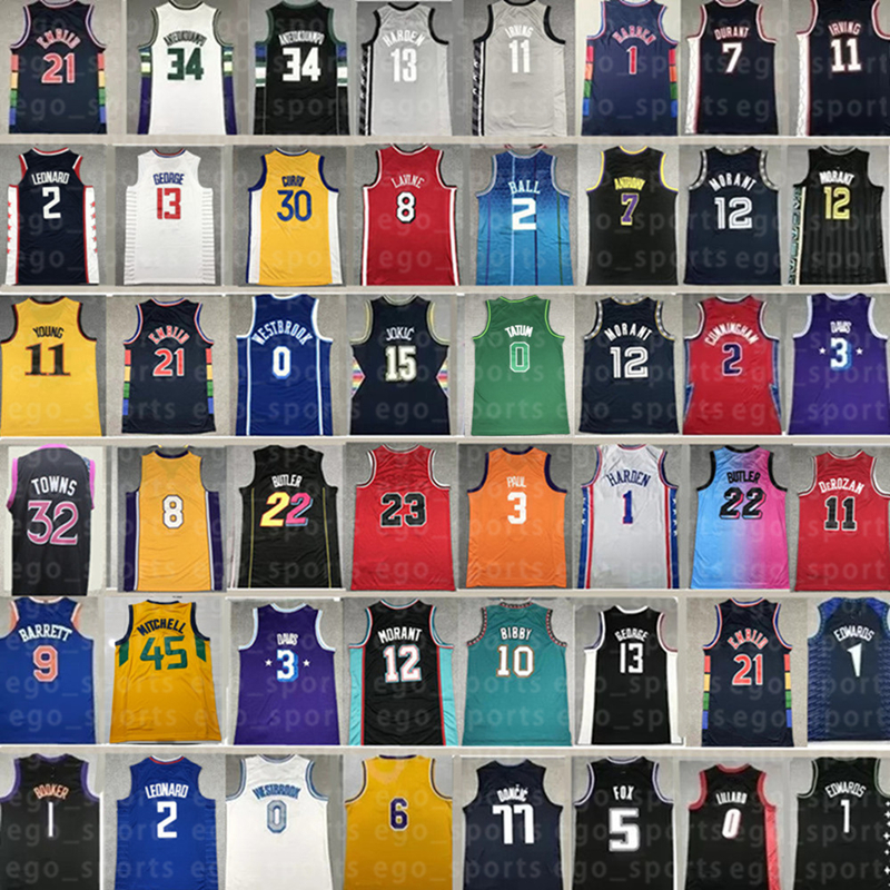 Basketball Jersey Stephen Curry Ja Morant LaMelo Ball Lillard Trae Young Zach LaVine Devin Booker Kevin Durant Luka Doncic Antetokounmpo Joel Embiid Harden Jerseys, Color 12
Basketball Jersey Stephen Curry Ja Morant LaMelo Ball Lillard Trae Young Zach LaVine Devin Booker Kevin Durant Luka Doncic Antetokounmpo Joel Embiid Harden Jerseys, Color 12