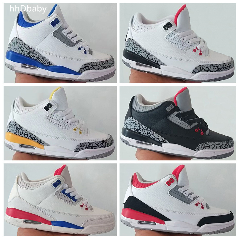 2022 hot Boys girls 3 basketball shoes Youth Kids III tennis shoes Blue Red Silver Grey black sneakers size 26-35, Color 3
2022 hot Boys girls 3 basketball shoes Youth Kids III tennis shoes Blue Red Silver Grey black sneakers size 26-35, Color 3