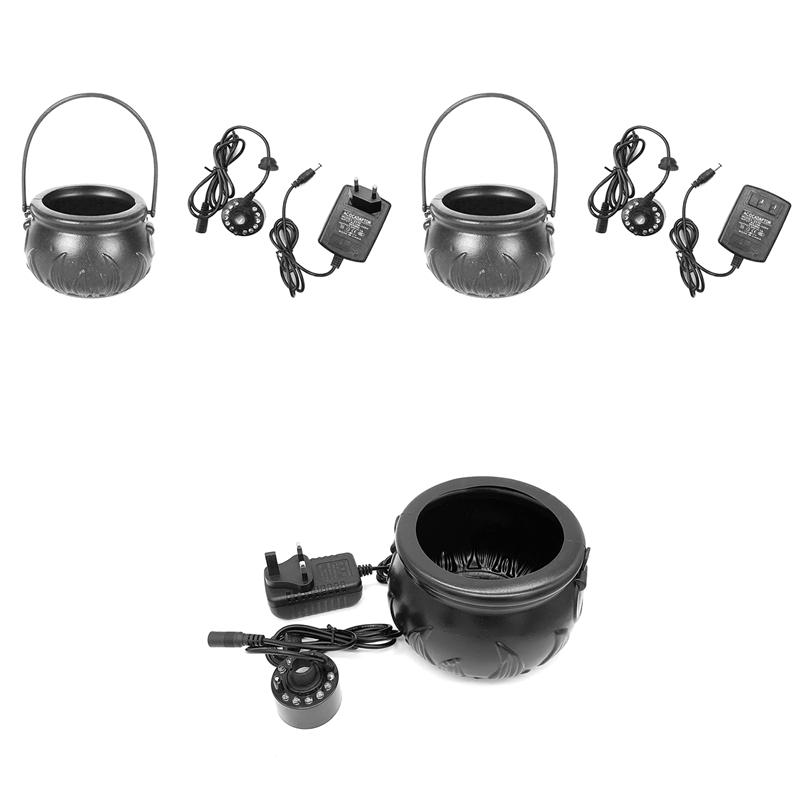 Party Decoration Halloween Witch Pot Smoke Machine Mist Fogger Water Fountain Fog Changing Prop
Party Decoration Halloween Witch Pot Smoke Machine Mist Fogger Water Fountain Fog Changing Prop