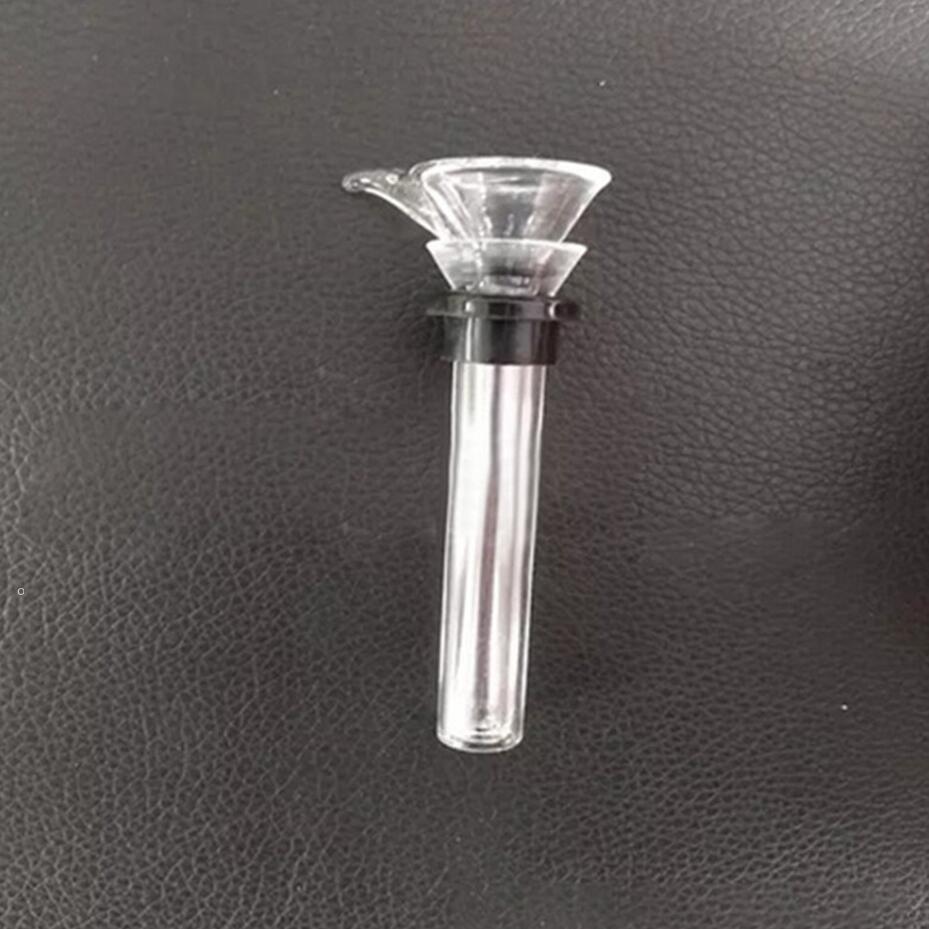 Stock 6cm glass male slides and female stem slide funnel style with black rubber simple downstem for water glass bong glass pipes BES121
Stock 6cm glass male slides and female stem slide funnel style with black rubber simple downstem for water glass bong glass pipes BES121