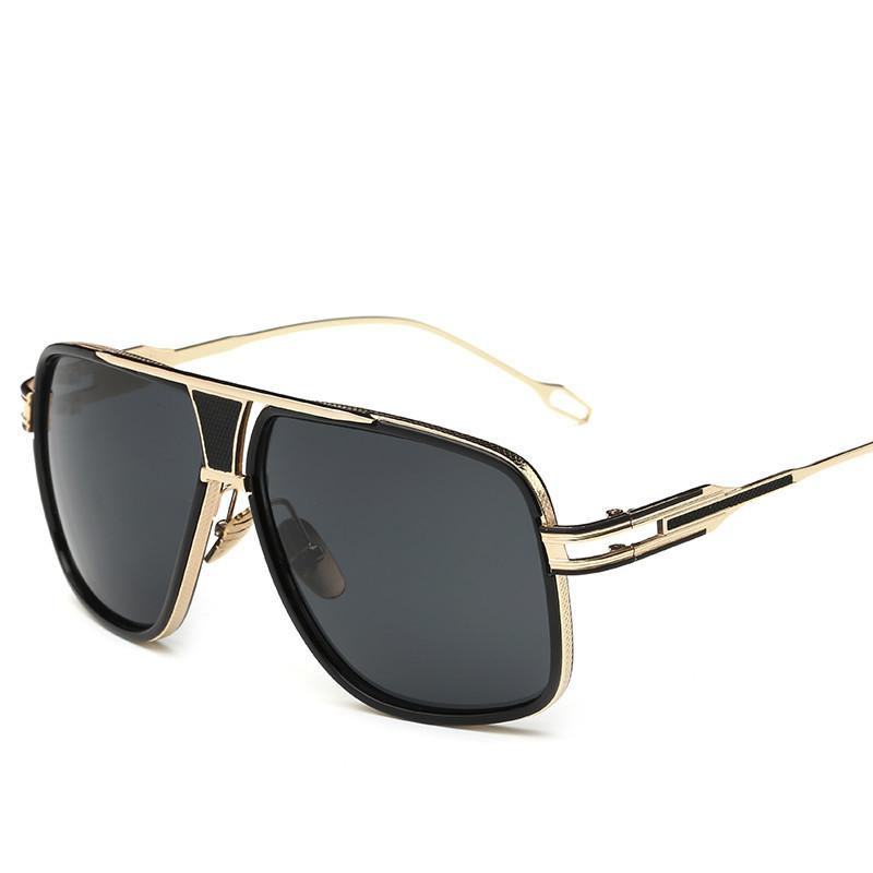 Sunglasses Retro Men's Square Ladies Brand Design Fashion Oversized Gold Alloy Frame Shield Glasses Lovers Style UV400Sunglasses
Sunglasses Retro Men's Square Ladies Brand Design Fashion Oversized Gold Alloy Frame Shield Glasses Lovers Style UV400Sunglasses