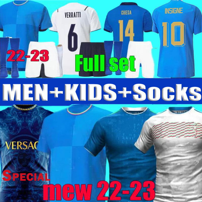 2022 2023 Italia BONUCCI soccer Jersey 22 23 JORGINHO INSIGNE VERRATTI CHIESA BARELLA finals CHIELLINI ItalyS Pellegrini Immobile men kids kit set FOOTBALL SHIRTS, Home
2022 2023 Italia BONUCCI soccer Jersey 22 23 JORGINHO INSIGNE VERRATTI CHIESA BARELLA finals CHIELLINI ItalyS Pellegrini Immobile men kids kit set FOOTBALL SHIRTS, Home