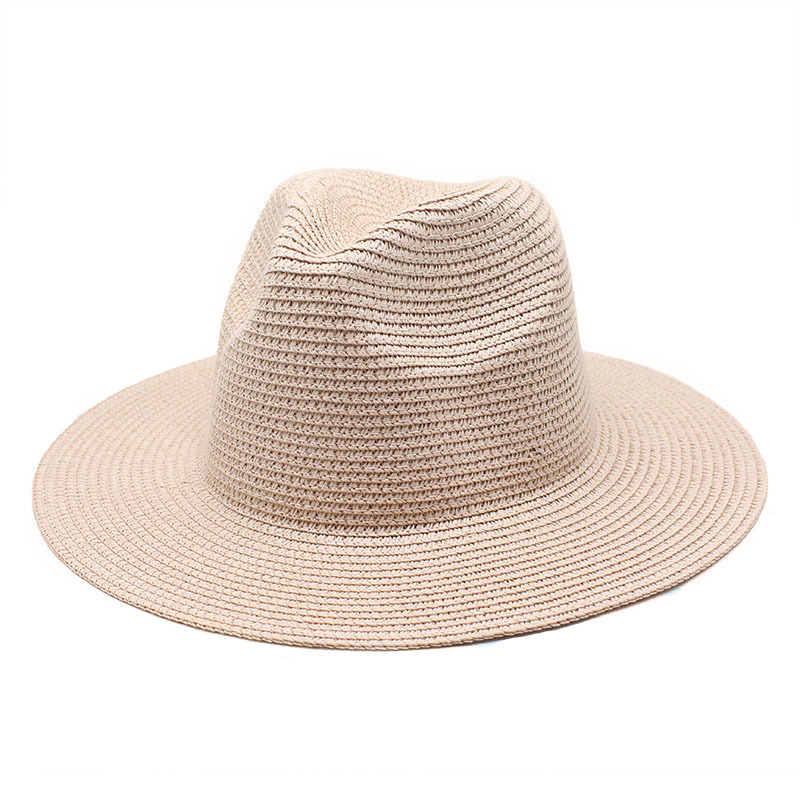 Spring Summer Sunhat Women Men Straw Hat Wide Brim Hats Woman Man Casual Top Hat Female Holiday Beach Caps Male Fashion Outdoor Tr