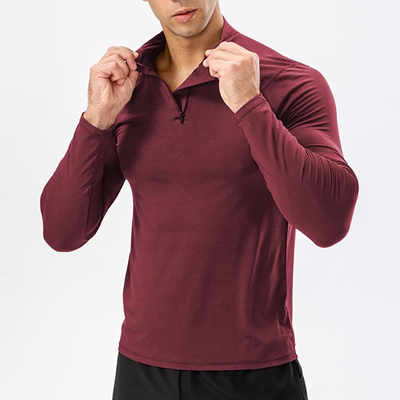 Men's T-Shirts Male Sports Long Sleeve Zipper Stand Collar Training Pullover Top For Men Quick Dry Running Fitness Tops SportswearMen's, Dark gray
Men's T-Shirts Male Sports Long Sleeve Zipper Stand Collar Training Pullover Top For Men Quick Dry Running Fitness Tops SportswearMen's, Dark gray