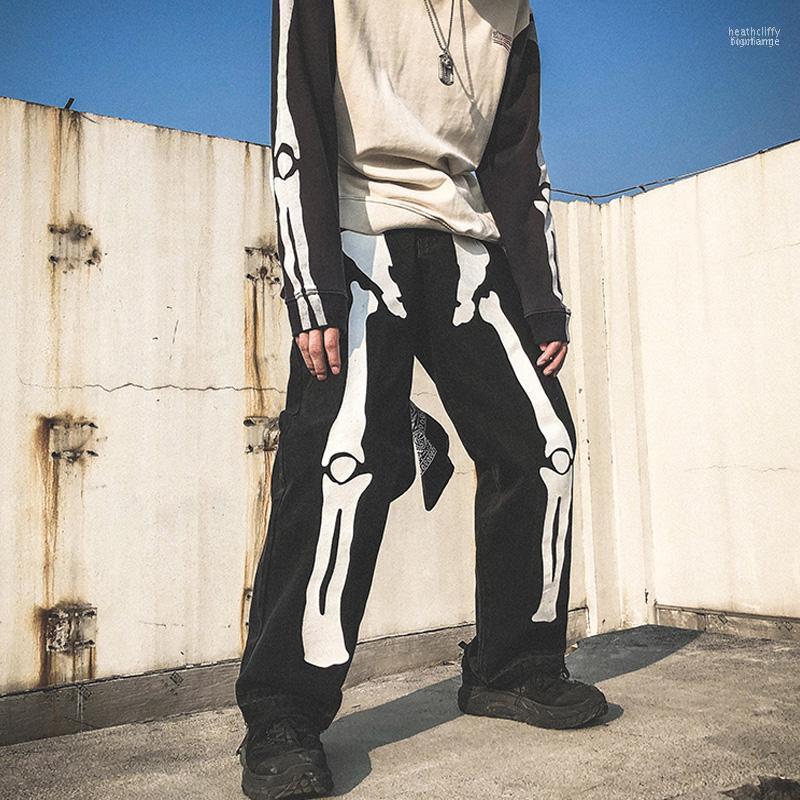 Men' Jeans Skeleton Men Denim Fashion Casual Joggers Streetwear Hip Hop Punk Gothic Y2k Pants Cargo Pant Man Sweatpants Heat22, Black
Men' Jeans Skeleton Men Denim Fashion Casual Joggers Streetwear Hip Hop Punk Gothic Y2k Pants Cargo Pant Man Sweatpants Heat22, Black