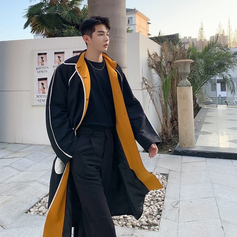 Men's Trench Coats Men Vintage Fashion Casual Loose Trench Coat Outerwear Male Japan Korea Style Long Windbreaker Jacket Cardigan Overcoat 220826, 3916
Men's Trench Coats Men Vintage Fashion Casual Loose Trench Coat Outerwear Male Japan Korea Style Long Windbreaker Jacket Cardigan Overcoat 220826, 3916
