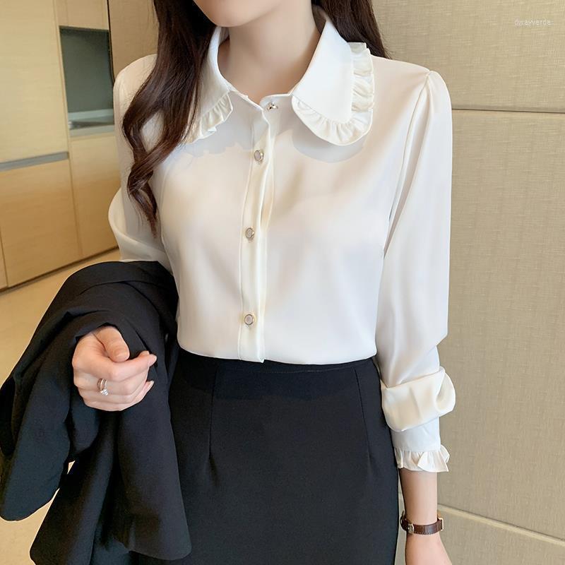 Women' Blouses & Shirts Women Shirt Blouse 2022 Spring And Autumn White Chiffon Women' Summer Long-Sleeve Pan Collar Top Blusas MujerW
Women' Blouses & Shirts Women Shirt Blouse 2022 Spring And Autumn White Chiffon Women' Summer Long-Sleeve Pan Collar Top Blusas MujerW