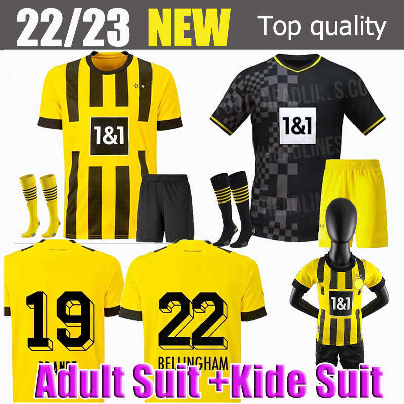 22 23 soccer jersey kids kit socks Borussia HAALAND KAMARA 2022 2023 home away football shirt REUS BELLINGHAM HUMMELS REYNA BRANDT Dortmund
22 23 soccer jersey kids kit socks Borussia HAALAND KAMARA 2022 2023 home away football shirt REUS BELLINGHAM HUMMELS REYNA BRANDT Dortmund