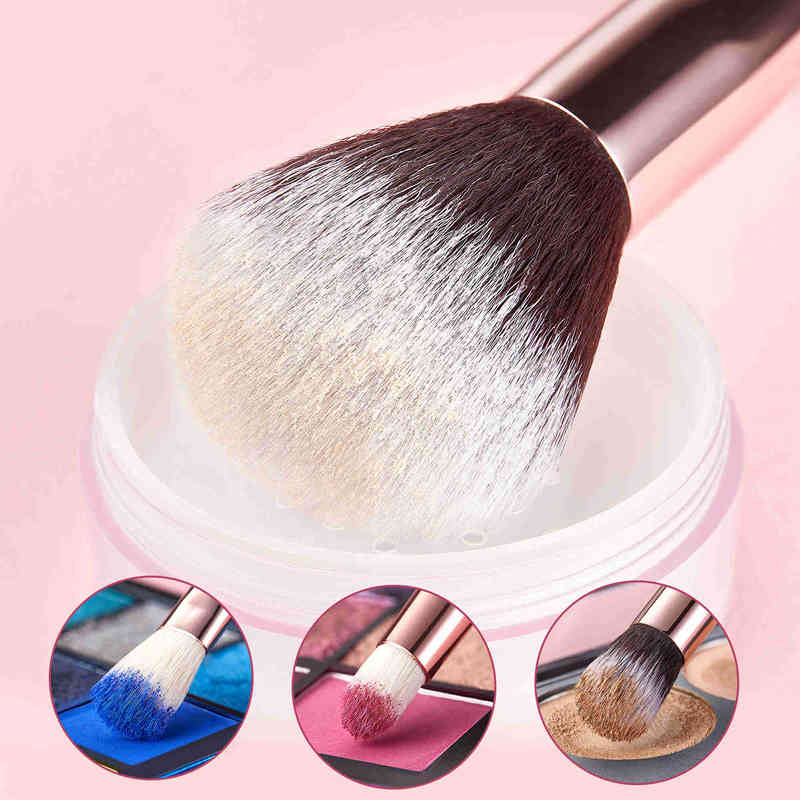NXY Makeup Brushes Jessup Set Rose Gold Black Foundation Powder Eyeshadow Liner Brush Blending Highlighter Brocha Maquillaje 6 25pcs 0406