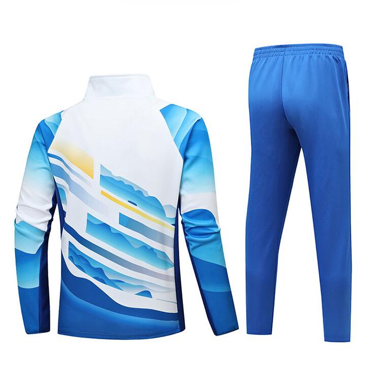 Men's Tracksuits Unisex Student Uniform Chinese Teams Tennis Player Training Suits Jacket + Pants Athlete Award Winning National Team Clothing