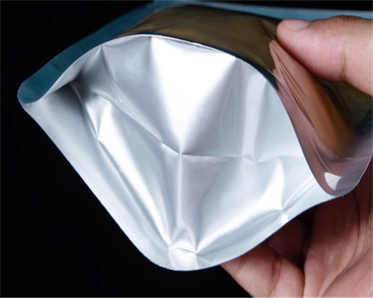 100pcs Clear Front Matte Silver Aluminum Foil Zip Lock Bag Resealable Snack Meat Candy Food Biscuits Cookies Coffee Beans Cereals Gifts Display Packag