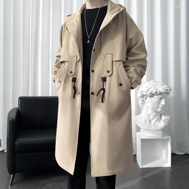 Men's Trench Coats Oversize Loose Khaki Mens Large Hooded Jackets Black Long Winter Overcoat Spring Gentleman Parker Steampunk Style Clothin
Men's Trench Coats Oversize Loose Khaki Mens Large Hooded Jackets Black Long Winter Overcoat Spring Gentleman Parker Steampunk Style Clothin
