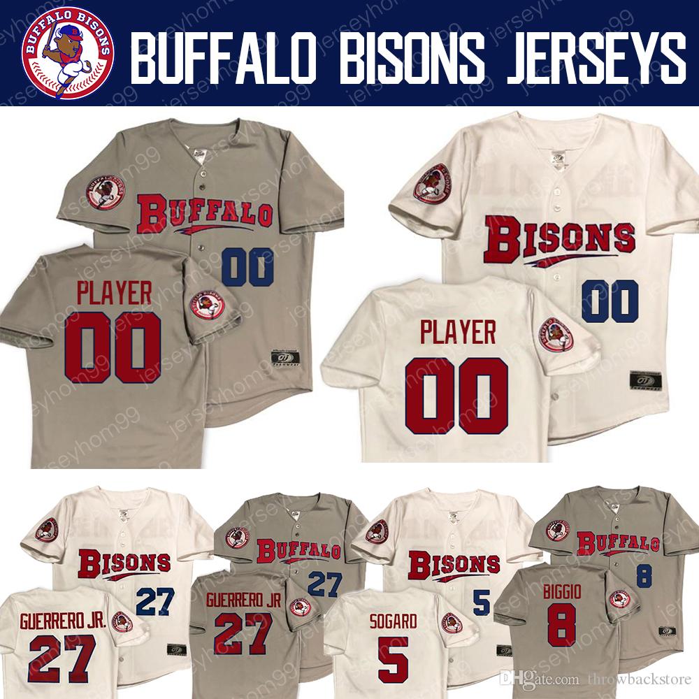 Buffalo Bisons Vladimir Guerrero Jr. Jersey Randal Grichuk Cavan Biggio Jonathan Davis Lourdes Gurriel Jr. Eric Sogard Patterson, White
Buffalo Bisons Vladimir Guerrero Jr. Jersey Randal Grichuk Cavan Biggio Jonathan Davis Lourdes Gurriel Jr. Eric Sogard Patterson, White