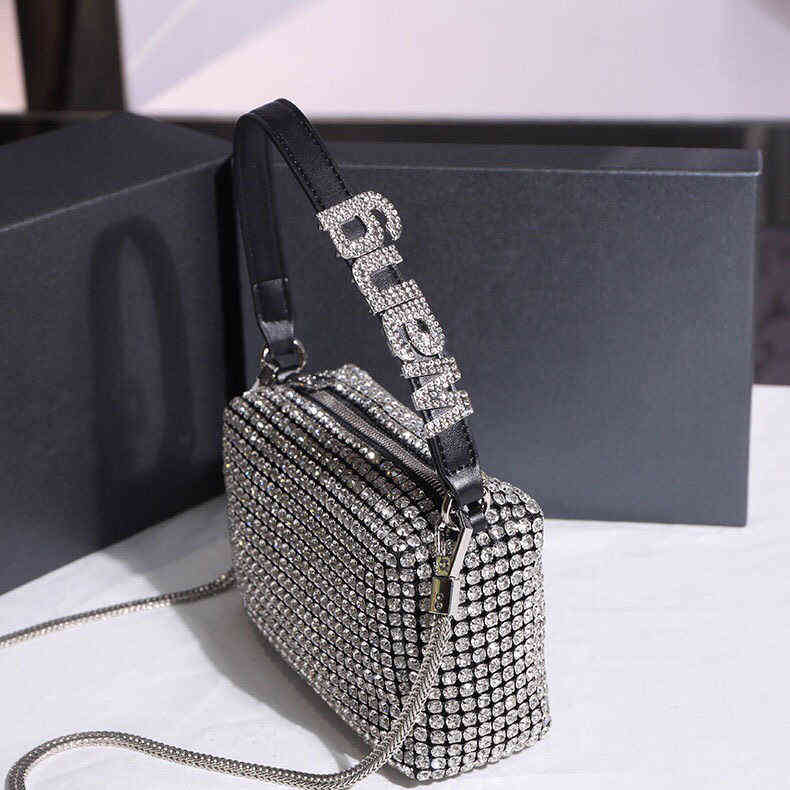 Women's Rhinestone Hobo Bags 2022 Luxury Brand Designer Top-handle Handbags Ladies Crystal Shoulder Bags Tote Zipper Purse Bags, Green fabric
Women's Rhinestone Hobo Bags 2022 Luxury Brand Designer Top-handle Handbags Ladies Crystal Shoulder Bags Tote Zipper Purse Bags, Green fabric