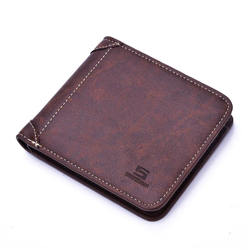 Wallets Wallet Retro Tri-fold Men's Short Simple Youth Male Large-capacity Soft Leather Purse Holder PackageWallets, Black-02
Wallets Wallet Retro Tri-fold Men's Short Simple Youth Male Large-capacity Soft Leather Purse Holder PackageWallets, Black-02