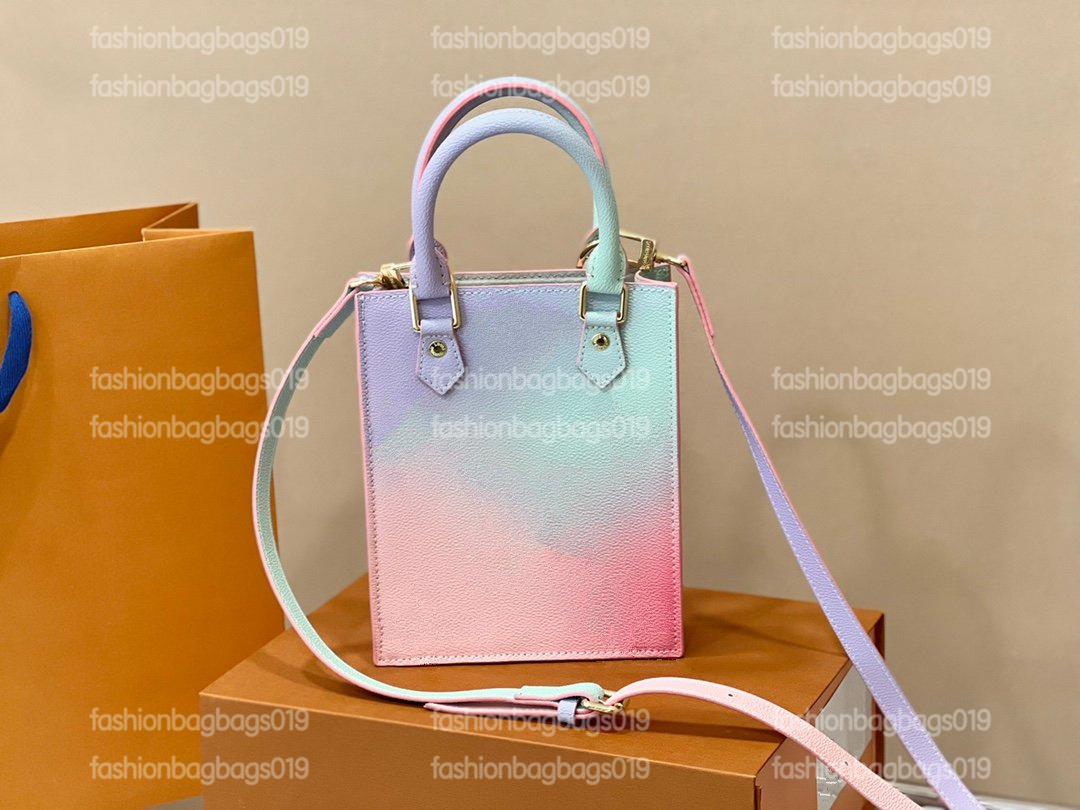 Spring in the City PETIT SAC PLAT Tote bag Mini Sunrise Pastel Shouder Bag M81341 Designer Womens Handbag Luxurys Colorful CrossBody 
Spring in the City PETIT SAC PLAT Tote bag Mini Sunrise Pastel Shouder Bag M81341 Designer Womens Handbag Luxurys Colorful CrossBody