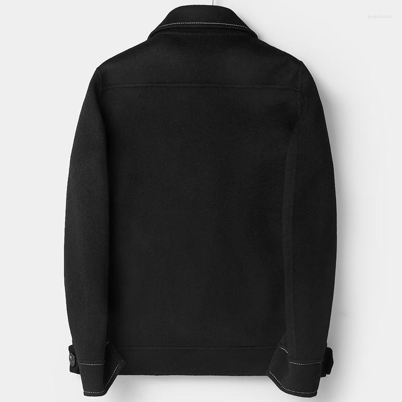 Men's Wool & Blends Jacket Brand Winter Coat Men Casaco Masculino Korean Fashion Warm Short Woolen Coats Autumn Cloth Hiver 992Z999902 Kend2, Black
Men's Wool & Blends Jacket Brand Winter Coat Men Casaco Masculino Korean Fashion Warm Short Woolen Coats Autumn Cloth Hiver 992Z999902 Kend2, Black