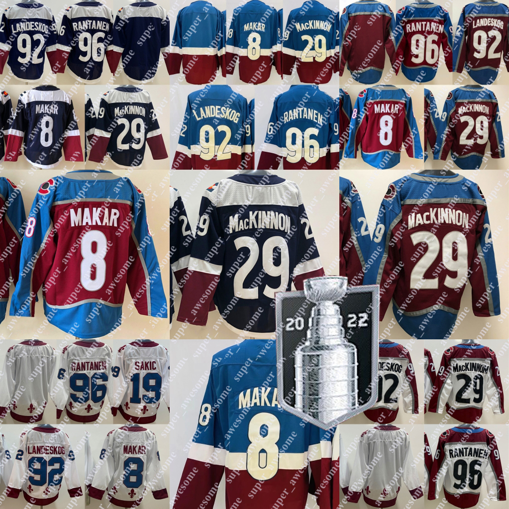 Men 2022 Final 8 Cale Makar Jersey Mikko Rantanen Gabriel Landeskog Nathan MacKinnon 19 Joe Sakic Hockey Jerseys Red White Navy Stitched
Men 2022 Final 8 Cale Makar Jersey Mikko Rantanen Gabriel Landeskog Nathan MacKinnon 19 Joe Sakic Hockey Jerseys Red White Navy Stitched