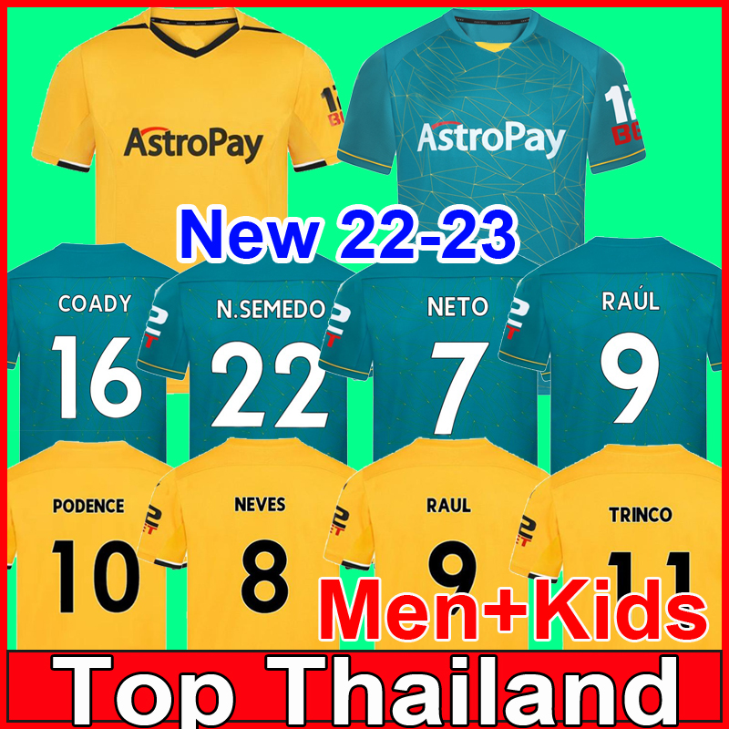 2022 2023 Wolves Soccer Jerseys ADAMA KILMAN SEMEDO RAUL NETO NEVES Wanderers J.OTTO PODENCE GIBBS WHITE Wolverhampton Football Shirts Men Kids Kits Uniform 999, Kids home
2022 2023 Wolves Soccer Jerseys ADAMA KILMAN SEMEDO RAUL NETO NEVES Wanderers J.OTTO PODENCE GIBBS WHITE Wolverhampton Football Shirts Men Kids Kits Uniform 999, Kids home
