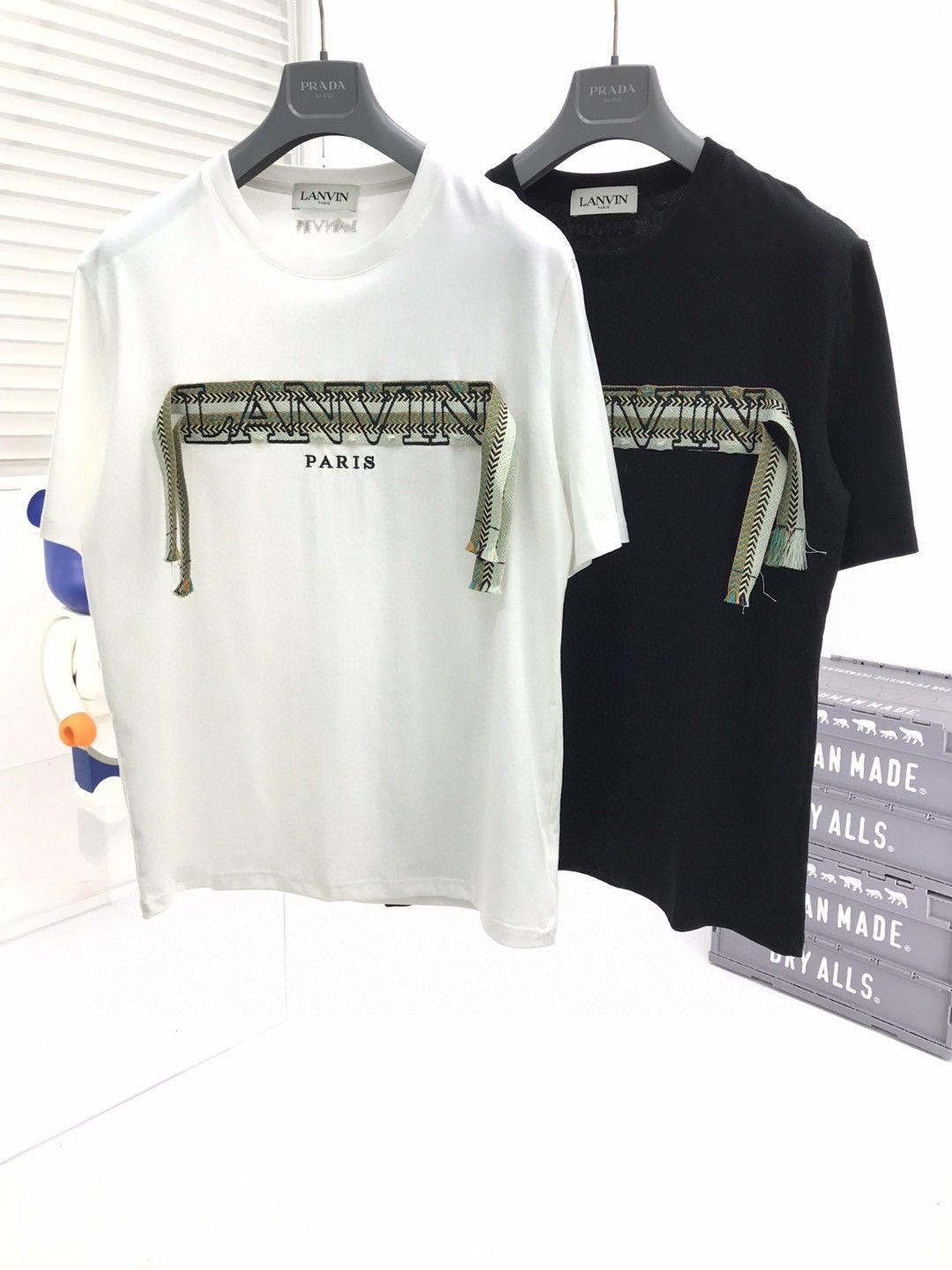 Woven Embroidery Totem Tassel Cotton lanvin Short Sleeve T-Shirts for Men and Women, White
Woven Embroidery Totem Tassel Cotton lanvin Short Sleeve T-Shirts for Men and Women, White