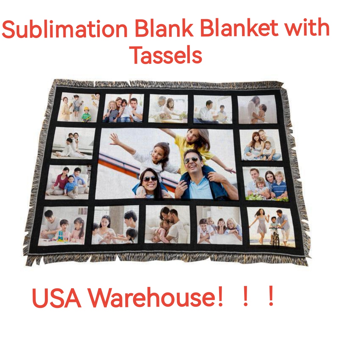 Local Warehouse Sublimation Blank Blanket With Tassels Heat Transfer Printing Shawl Wrap Sofa Sleeping Throw Blankets Mixed Color B6
Local Warehouse Sublimation Blank Blanket With Tassels Heat Transfer Printing Shawl Wrap Sofa Sleeping Throw Blankets Mixed Color B6
