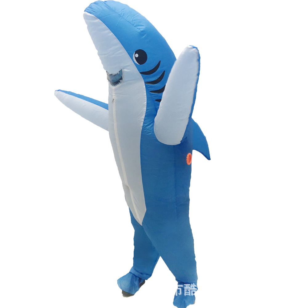 Mascot doll costume New Cartoon Costume Blue Shark Inflatable Adult Dance Performance Costumes Anime Siamese Outfit Clothing, Default color
Mascot doll costume New Cartoon Costume Blue Shark Inflatable Adult Dance Performance Costumes Anime Siamese Outfit Clothing, Default color