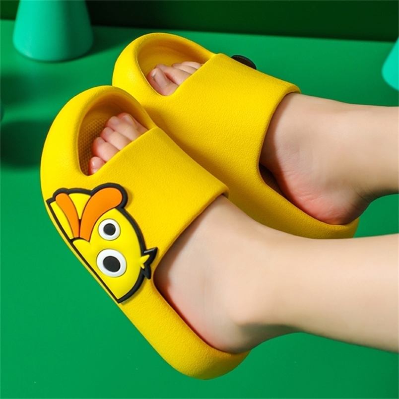 Cartoon Duck Children Slippers Open Toe Non-Slip Home Bathroom Shoes Comfort Light Kids Slippers Summer Soft Sole Flats Shoes 220429, Yellow
Cartoon Duck Children Slippers Open Toe Non-Slip Home Bathroom Shoes Comfort Light Kids Slippers Summer Soft Sole Flats Shoes 220429, Yellow