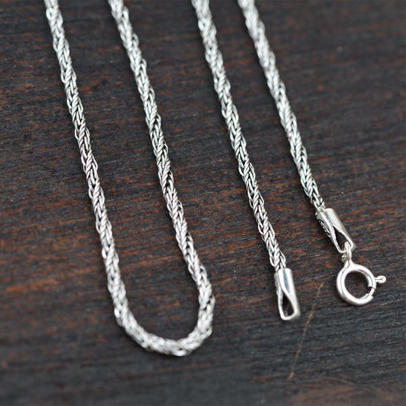 Chains Thai Silver Retro Rope Necklaces For Women S925 Sterling Long Chain Weave Real Cross Necklace JeweryChains
Chains Thai Silver Retro Rope Necklaces For Women S925 Sterling Long Chain Weave Real Cross Necklace JeweryChains