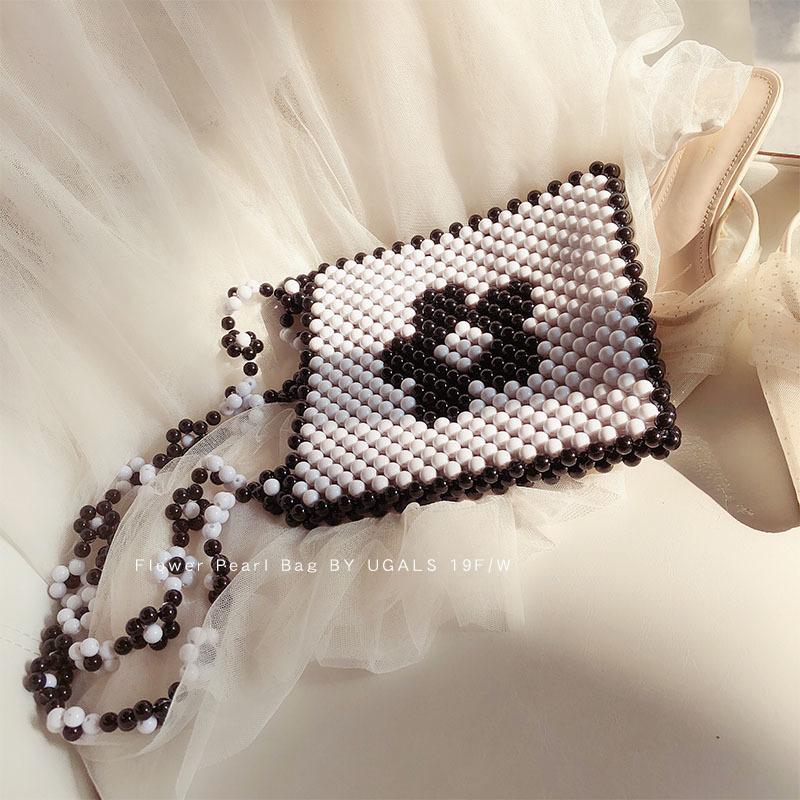 Evening Bags Flower Acrylic Pearl Bag Hand Woven Beaded Shopping One Shoulder HandbagEvening, As picture
Evening Bags Flower Acrylic Pearl Bag Hand Woven Beaded Shopping One Shoulder HandbagEvening, As picture
