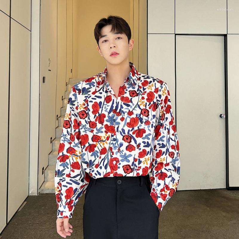 Men's Casual Shirts Net Celebrity INS Fashion Shirt Men Loose Vintage Long Sleeve Flower Dress Male Floral Lantern Beach ShirtsMen's Eldd22, 961red
Men's Casual Shirts Net Celebrity INS Fashion Shirt Men Loose Vintage Long Sleeve Flower Dress Male Floral Lantern Beach ShirtsMen's Eldd22, 961red