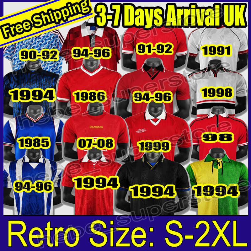 Retro 2002 Soccer jersey football Giggs SCHOLES Beckham CANTONA Solskjaer 06 07 08 94 96 97 98 99 86 88 90, 91-92 home 
Retro 2002 Soccer jersey football Giggs SCHOLES Beckham CANTONA Solskjaer 06 07 08 94 96 97 98 99 86 88 90, 91-92 home