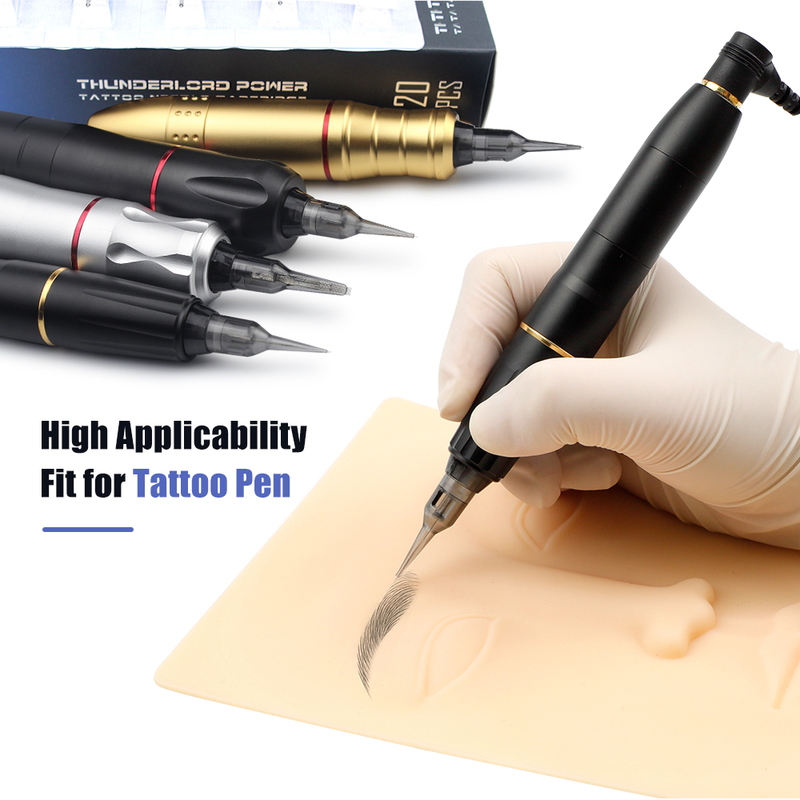 Thunderlord Power Tattoo Needle Liner Shader Permanent Makeup Cartridge 1R 7F For Universal Machine Pen est 220316