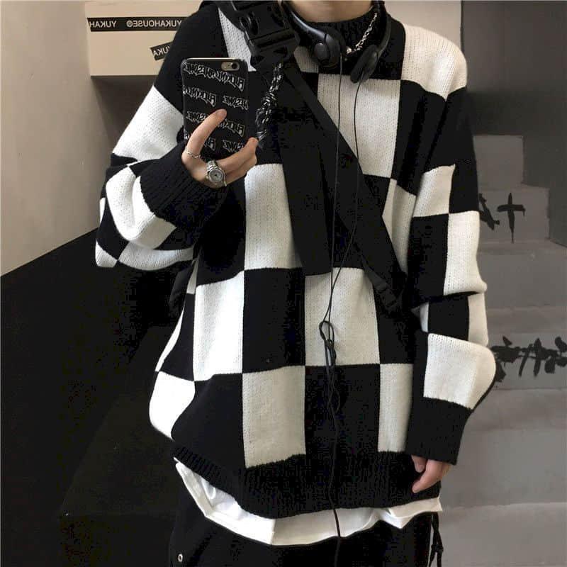 Women' Sweaters 2022 Spring Autumn For Women Oversized Long Sleeve Oversize Korean Clothes Vintage Harajuku Tops Punk O-Neck Plaid, White
Women' Sweaters 2022 Spring Autumn For Women Oversized Long Sleeve Oversize Korean Clothes Vintage Harajuku Tops Punk O-Neck Plaid, White