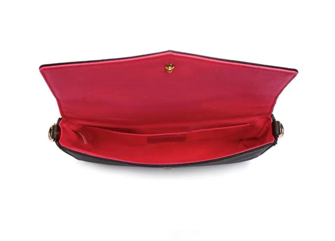 high quality wallet Designer double zipper Wallets card holder Cards Holders Designers Wallets Women Bags purse shoulder bag Handbags, Two-piece pink webbing style
high quality wallet Designer double zipper Wallets card holder Cards Holders Designers Wallets Women Bags purse shoulder bag Handbags, Two-piece pink webbing style