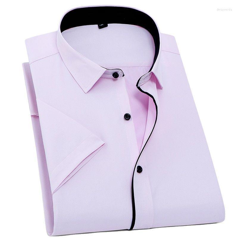 Men's Dress Shirts Summer Short Sleeve Twill Men No Front Pocket Business Office Formal Shirt Black Button Regular Fit Easy Care Dway22, D366
Men's Dress Shirts Summer Short Sleeve Twill Men No Front Pocket Business Office Formal Shirt Black Button Regular Fit Easy Care Dway22, D366