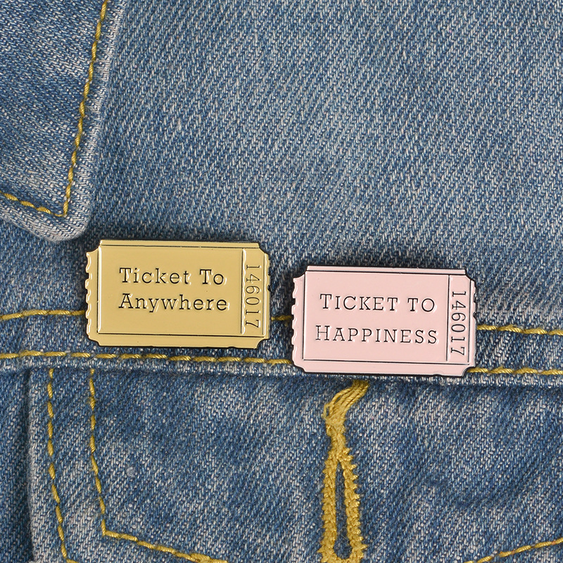 European Trendy Movie Ticket Shape Brooch Unisex Square Alloy Cowboy Skirt Bag Corsage Badges Enamel Letters Lapel Pins Clothes Accessories
European Trendy Movie Ticket Shape Brooch Unisex Square Alloy Cowboy Skirt Bag Corsage Badges Enamel Letters Lapel Pins Clothes Accessories